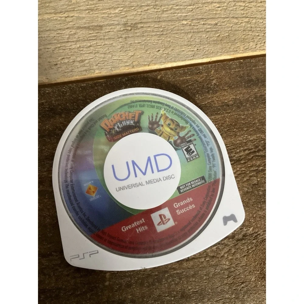 Ratchet And Clank Size Matters Sony PSP 2006 UMD Disc Only GREATEST HITS